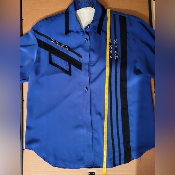 City Girl Sport Royal Blue/Black Chain Detail - Picture 6 of 10